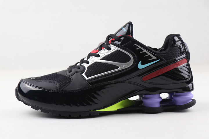 2020 Nike Shox Enigma SP Black Purple Silver Red - Click Image to Close